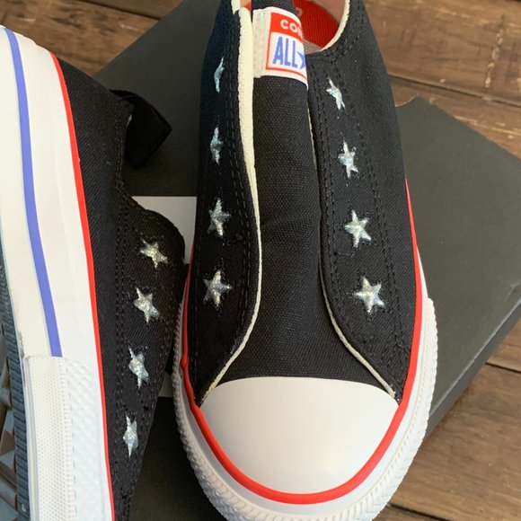 Converse Chuck Taylor All Star Black Slip-On *NEW* Big Kids 4 - Picture 4 of 7